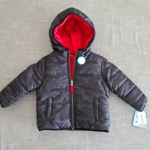 NWT Carter's 24 month reversible puffer jacket